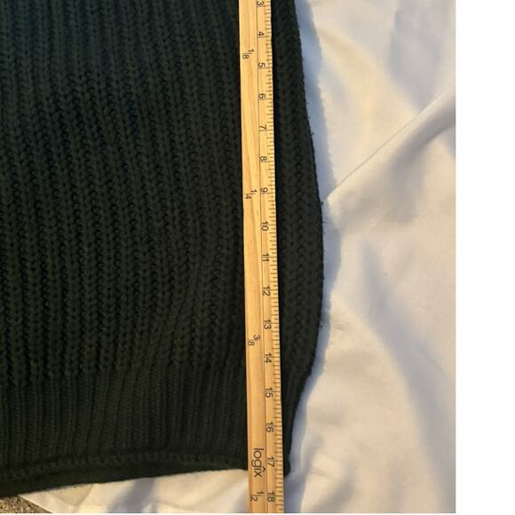 LTS Long Tall Sally Green Chunky Knit Sweater W-US 10–12 - Picture 5 of 6